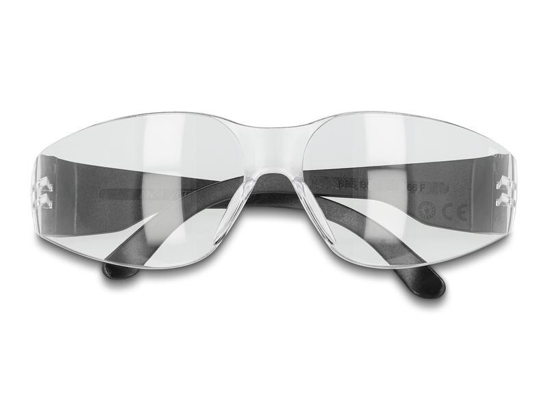Delock Schutzbrille Sichtscheiben klar, inklusiv Brillentasche Klar