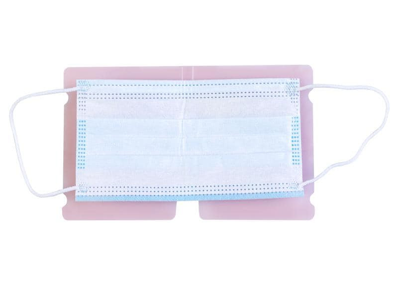 FTM Schutzhülle für Hygienemasken, 4 Stück, farbig
