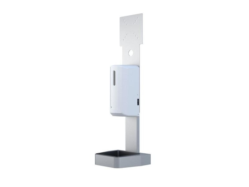 Multibrackets Desinfektionsmittelständer Hygienebox Tisch weiss / 9639