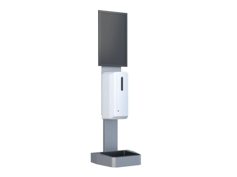 Multibrackets Desinfektionsmittelständer Hygienebox Tisch weiss / 9639