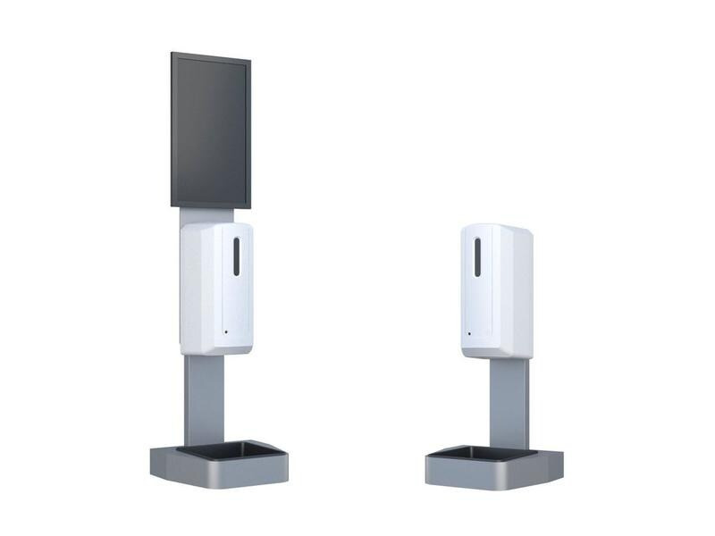 Multibrackets Desinfektionsmittelständer Hygienebox Tisch weiss / 9639