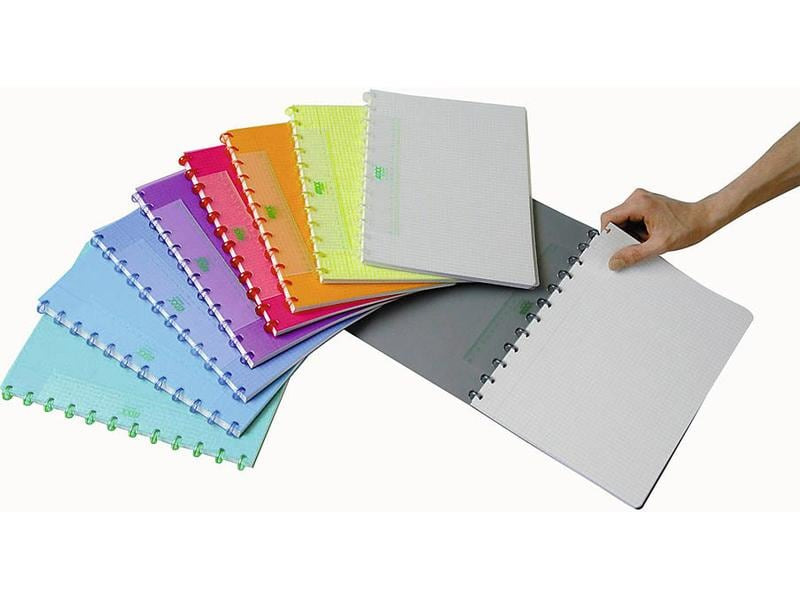 Adoc Notizheft Pap-Ex Colorline, A4, Blau, kariert