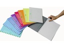 Adoc Notizheft Pap-Ex Colorline, A4, Blau, kariert