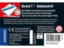 Kosmos Experimentierkasten Die drei ??? Geheimschrift