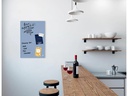 Sigel Glassboard magnetisch 600x400 Pastellfarbig Blau
