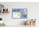 Sigel Glassboard magnetisch 600x400 Pastellfarbig Blau