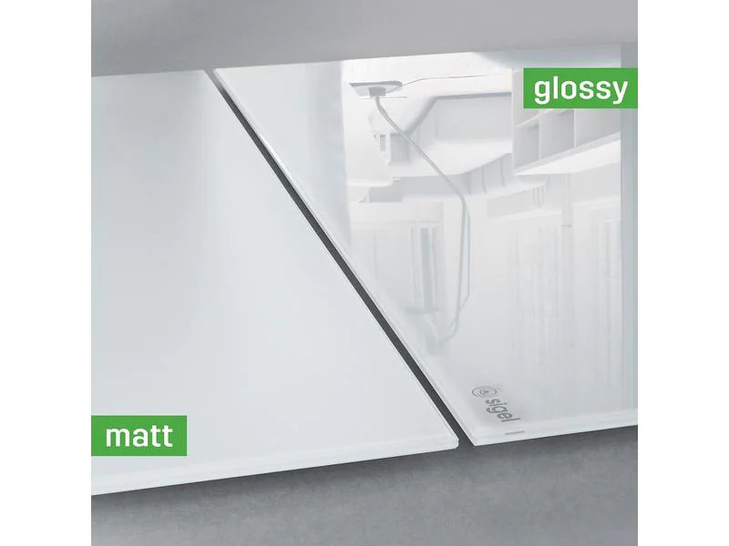 Sigel Glassboard magnetisch 600x400 Pastellfarbig Gelb