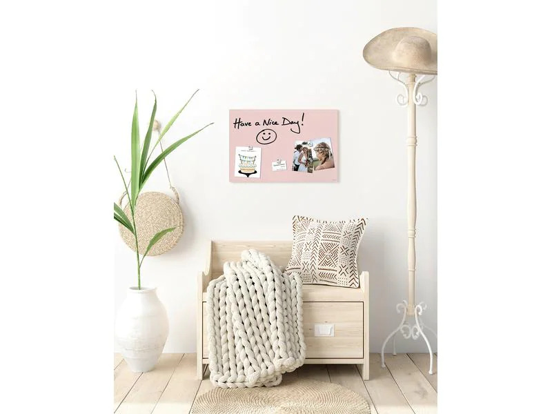 Sigel Glassboard magnetisch 600x400 Pastellfarbig Rosa