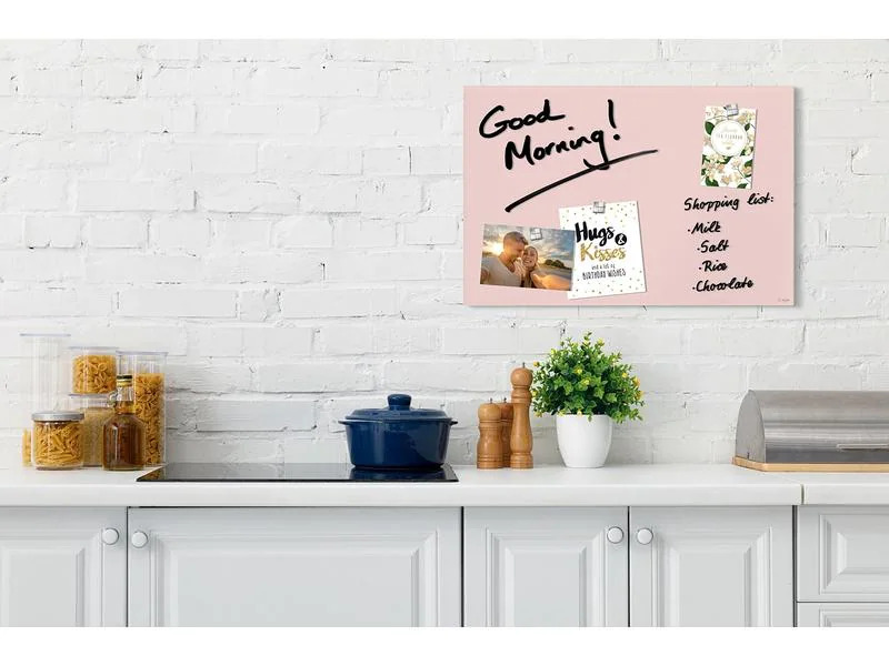 Sigel Glassboard magnetisch 600x400 Pastellfarbig Rosa