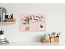 Sigel Glassboard magnetisch 600x400 Pastellfarbig Rosa