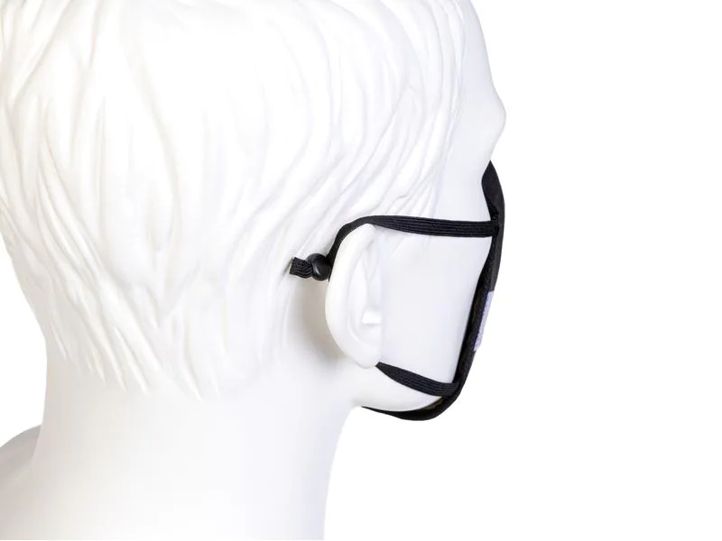 UNREPA Community Stoffmaske LIVIPRO Evolution Gr. M, Schwarz