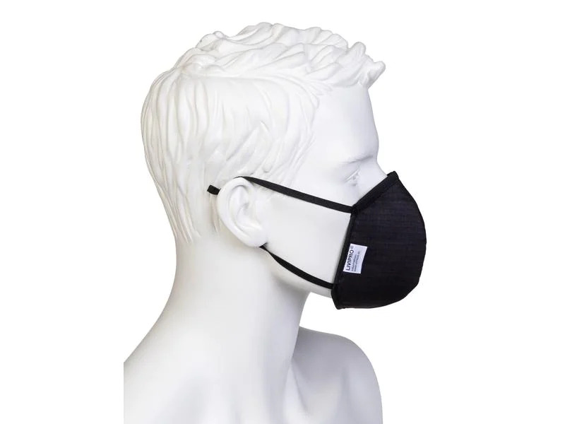 UNREPA Community Stoffmaske LIVIPRO Evolution Gr. S, Schwarz