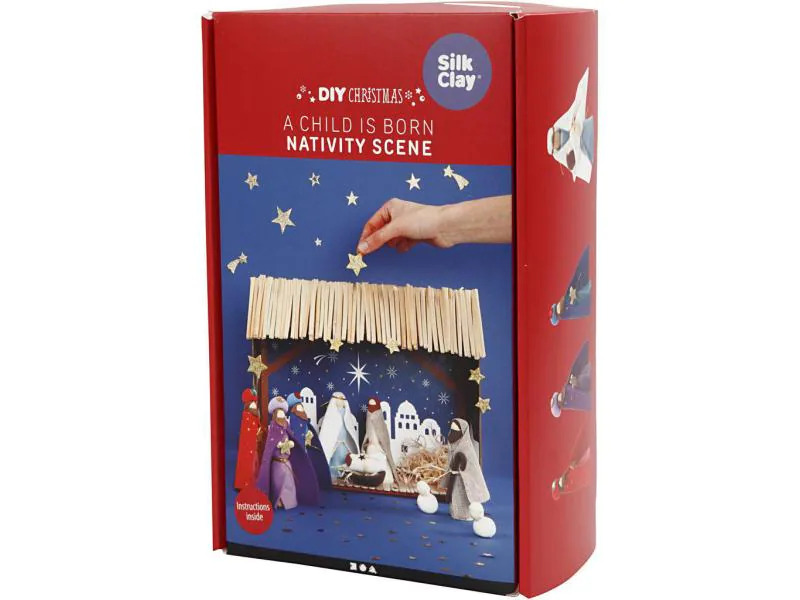 Creativ Company Bastelset Weihnachtskrippe