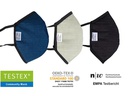 UNREPA Community Stoffmaske LIVIPRO Evolution Gr. XS, Schwarz