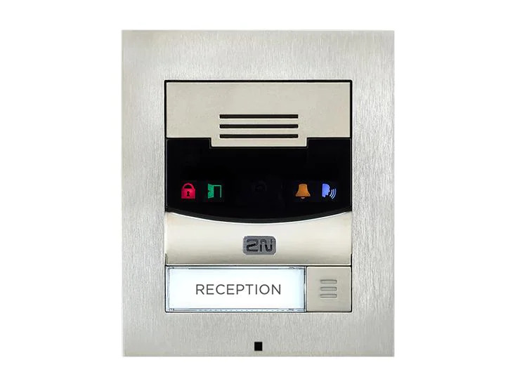 2N IP Türstation IP Solo ohne Kamera, Wandmontage, silber