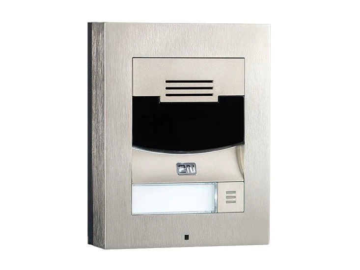 2N IP Türstation IP Solo ohne Kamera, Wandmontage, silber