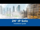 2N IP Türstation IP Solo ohne Kamera, Wandmontage, silber