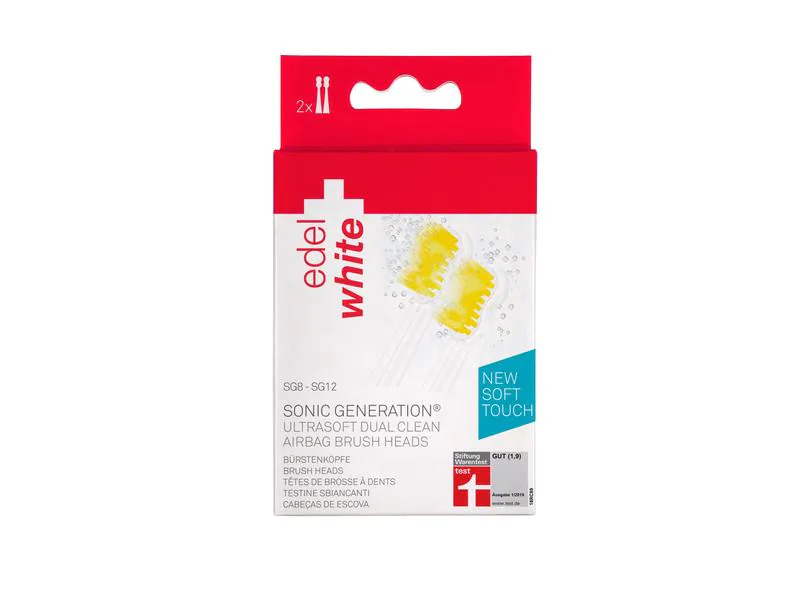 edel+white Zahnbürstenkopf Generation 8 WINNER 2 Stück