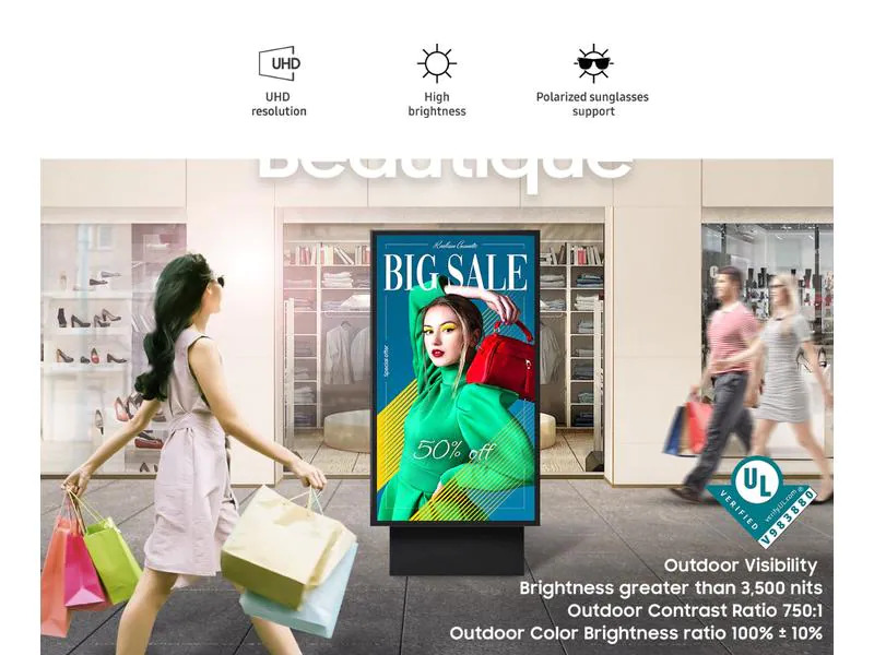 Samsung Public Display Outdoor OH75A 75
