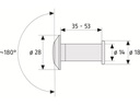 Abus Türspion 2203 S Silber