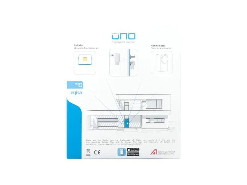 ekey uno Funk Fingerabdruck Sensor für Eqiva Türöffner