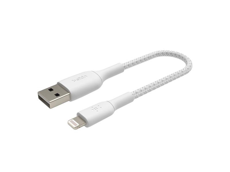 Belkin USB-Ladekabel Braided Boost Charge USB-A - Lightning 0.15 m