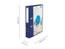Biella Bundesordner Creative A4, 4 cm, Marineblau