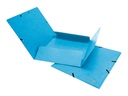 Biella Gummibandmappe A4 Karton, Hellblau