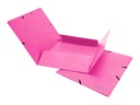 Biella Gummibandmappe A4 Karton, Rosa