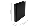 Biella Ringbuch A6 2.3 cm, Schwarz