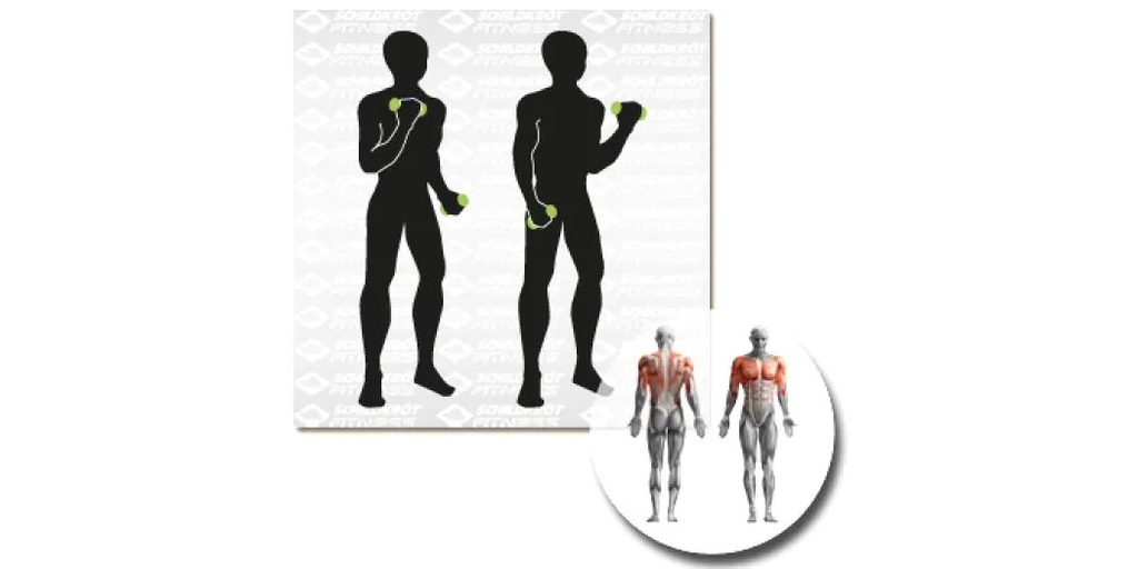 Schildkröt Fitness Kurzhantel-Set Vinyl 2.0 kg