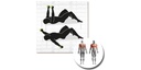 Schildkröt Fitness Kurzhantel-Set Vinyl 2.0 kg