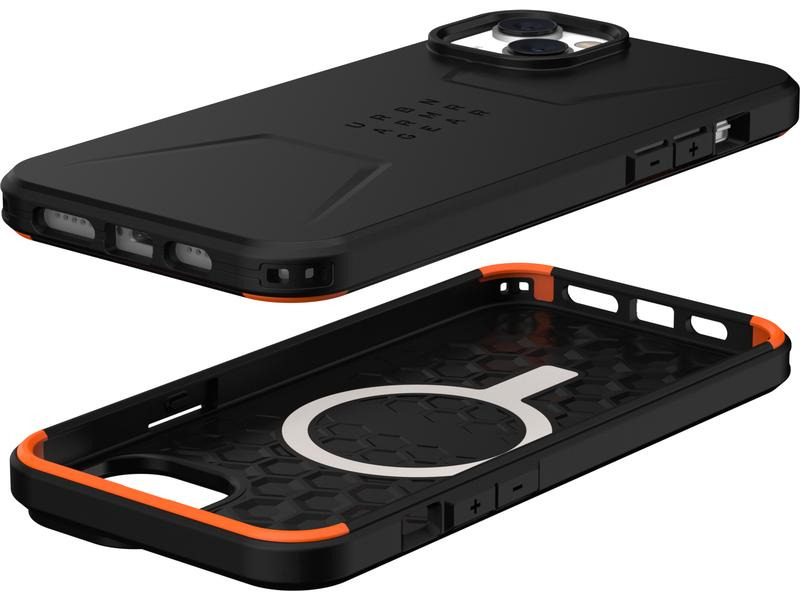 UAG Back Cover Civilian Case iPhone 14 Plus Schwarz