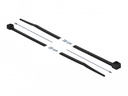 Delock Kabelbinder Schwarz 100 mm x 2.5 mm, 100 Stück