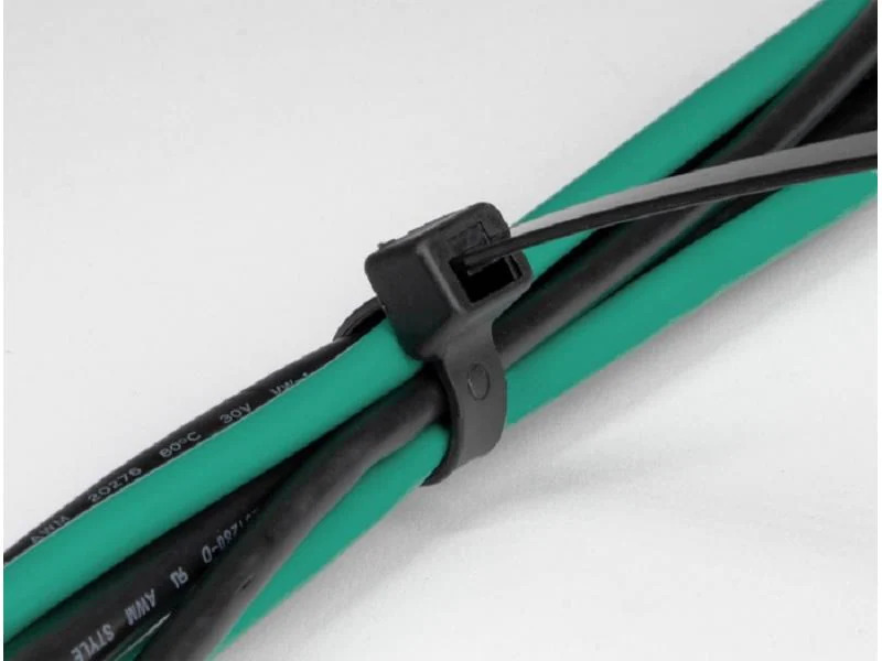 Delock Kabelbinder Schwarz 150 mm x 2.4 mm, 100 Stück