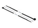 Delock Kabelbinder Schwarz 300 mm x 4.8 mm, 100 Stück