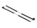 Delock Kabelbinder Schwarz 610 mm x 9 mm, 10 Stück