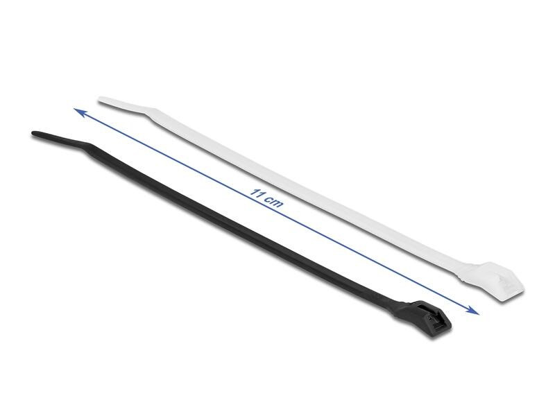 Delock Kabelbinder mit flachem Kopf Mehrfarbig 110 mm x 2.5 mm