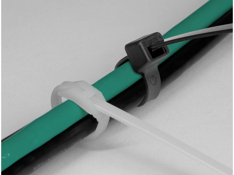 Delock Kabelbinder mit flachem Kopf Mehrfarbig 110 mm x 2.5 mm