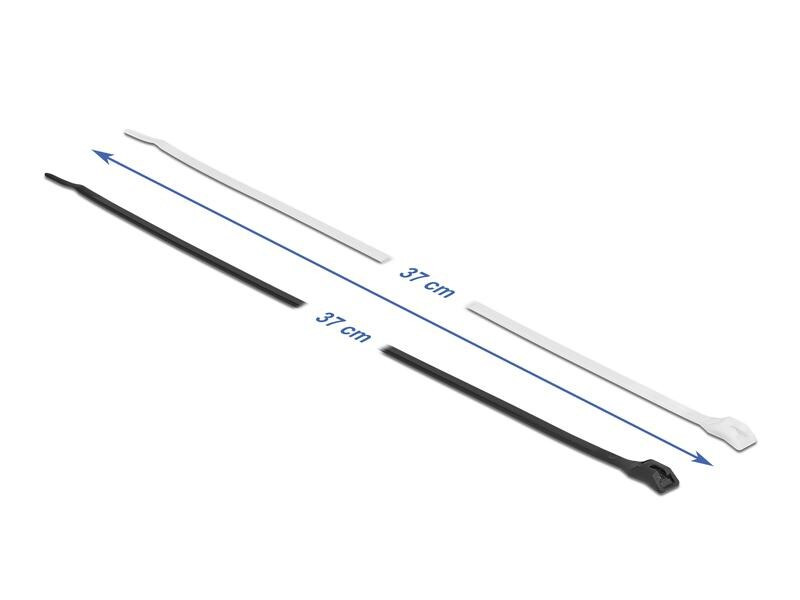 Delock Kabelbinder mit flachem Kopf Mehrfarbig 370 mm x 3.6 mm