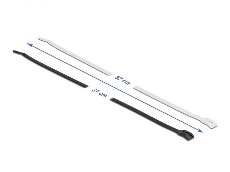Delock Kabelbinder mit flachem Kopf Mehrfarbig 370 mm x 4.6 mm