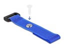 Delock Klettkabelbinder Blau 150 mm x 20 mm 5 Stück