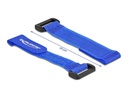 Delock Klettkabelbinder Blau 150 mm x 20 mm 5 Stück