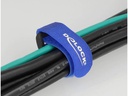 Delock Klettkabelbinder Blau 150 mm x 20 mm 5 Stück
