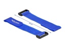 Delock Klettkabelbinder Blau 190 mm x 25 mm 5 Stück
