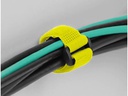 Delock Klettkabelbinder Gelb 280 mm x 38 mm 3 Stück