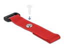 Delock Klettkabelbinder Rot 150 mm x 20 mm 5 Stück