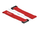 Delock Klettkabelbinder Rot 190 mm x 25 mm 5 Stück