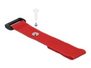 Delock Klettkabelbinder Rot 190 mm x 25 mm 5 Stück