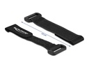 Delock Klettkabelbinder Schwarz 150 mm x 20 mm 5 Stück